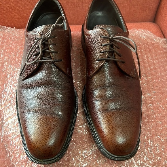 COLE HAAN‎ MENS BROWN LEATHER SHOES SIZE 8 MEDIUM - Picture 1 of 11